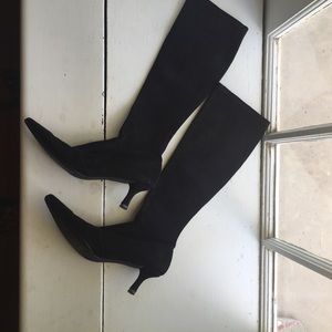 Stuart Weitzman Black suede boots